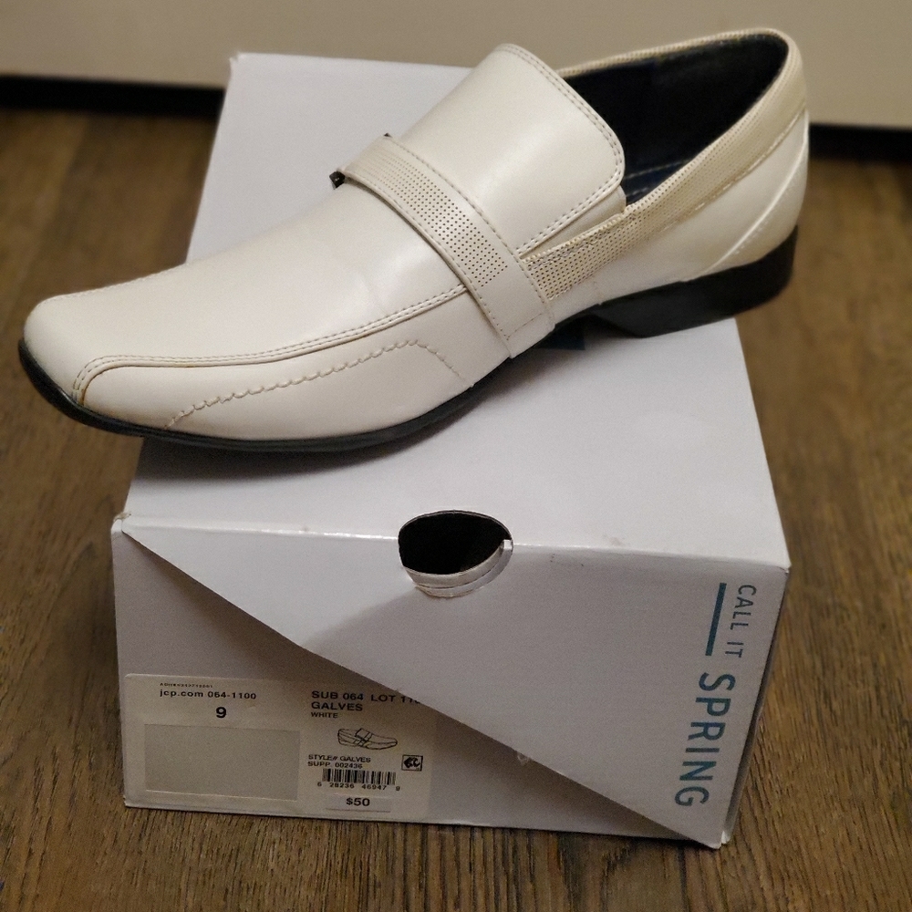 Call It Spring White Loafers